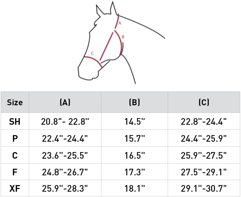 HORZE Warren Soft Adjustable Genuine Leather Horse Halter | Stainless Steel Hardware - Light Brown - Horse