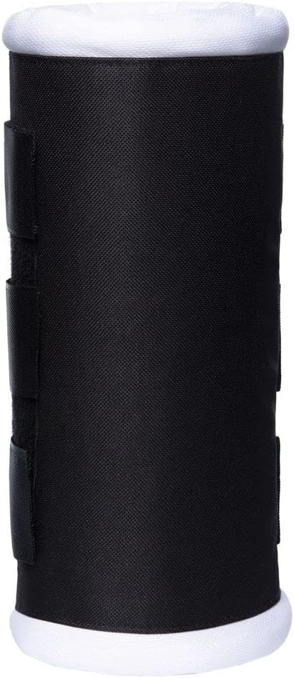 Schneiders Dura-Tech Tekno-Dri Quick Wrap No Bow Leg Wraps for Horses | Exceptional Support & Moisture-Wicking Protection | Color Black | Size 14"