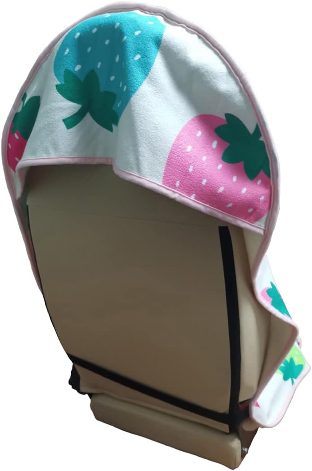 Car Seat Cover Protector Front Seats,for Gym Workout,Running,Swimming,Beach and Hiking,Waterproof Sweat Towel Bucket Seat Covers for Cars SUV Trucks (Strawberry, 1Pcs)