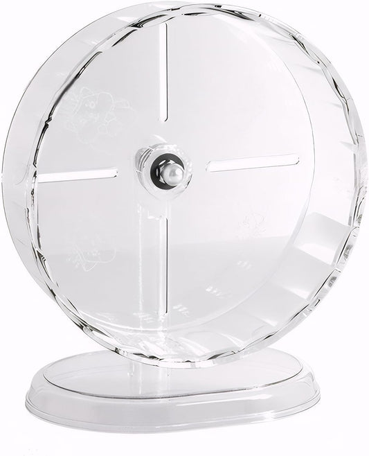 Silent Hamster Wheel – 9.5 Inch Syrian Hamster Running Wheel, Anti-Skid & Height Adjustable, Easy to Clean (9.5inch)