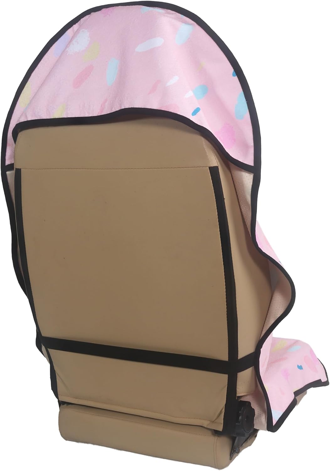 Car Seat Cover Protector Front Seats,for Gym Workout,Running,Swimming,Beach and Hiking,Waterproof Sweat Towel Bucket Seat Covers for Cars SUV Trucks (Pink Marbling, 2Pcs)