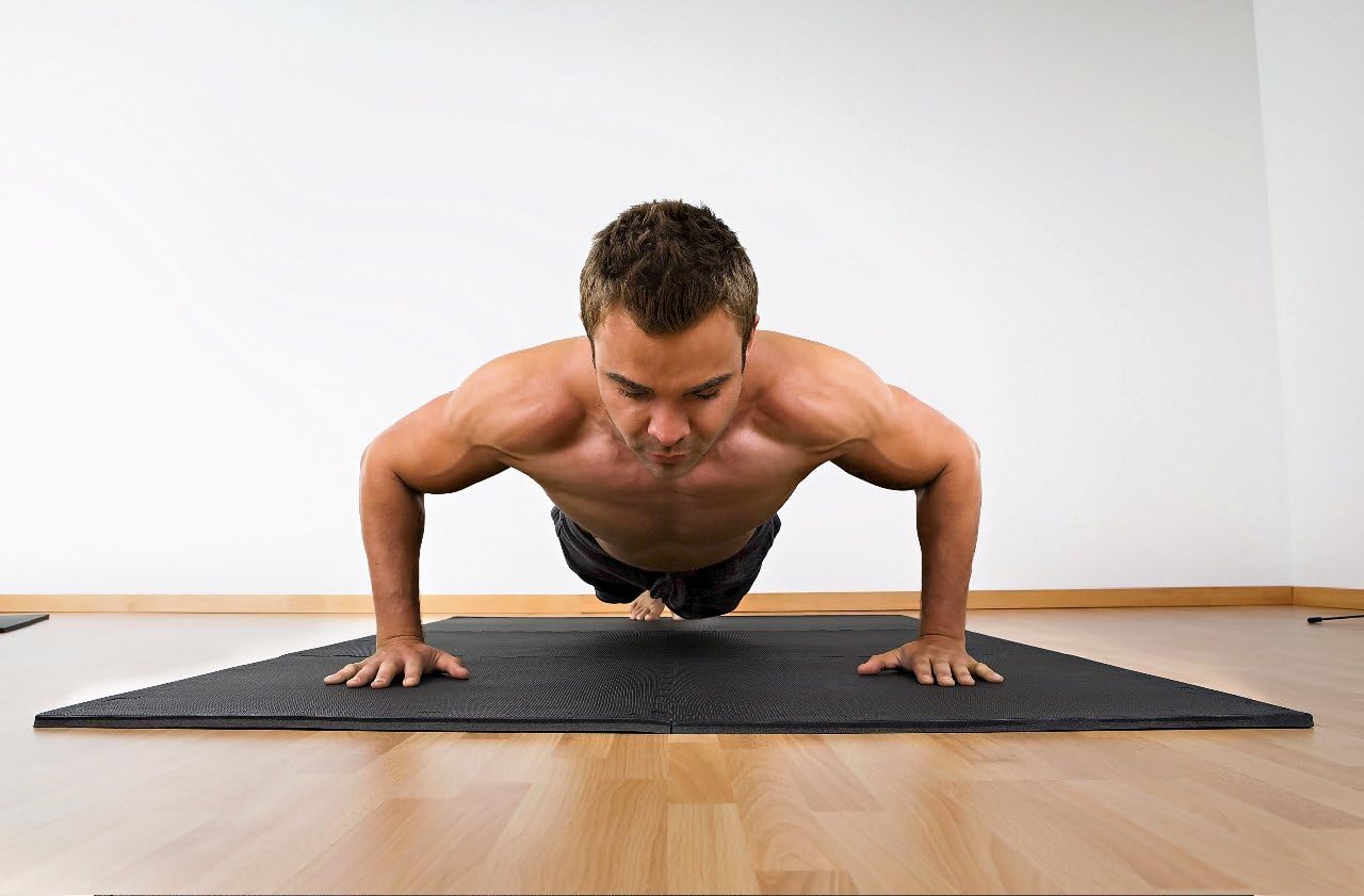 Norsk Sport Multi-Purpose Reversible Foam Mats - EVA Foam Interlocking Tiles