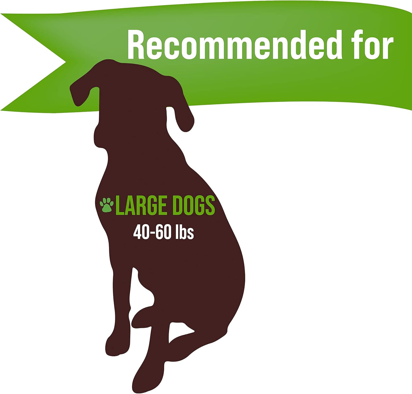 Buck Bone Organics Dog Chews, Elk Antlers for Dogs, Long Lasting Dog Bones for Aggressive Chewers, All Natural, No Preservatives, Wild Shed in The USA (1 Pound Bag)