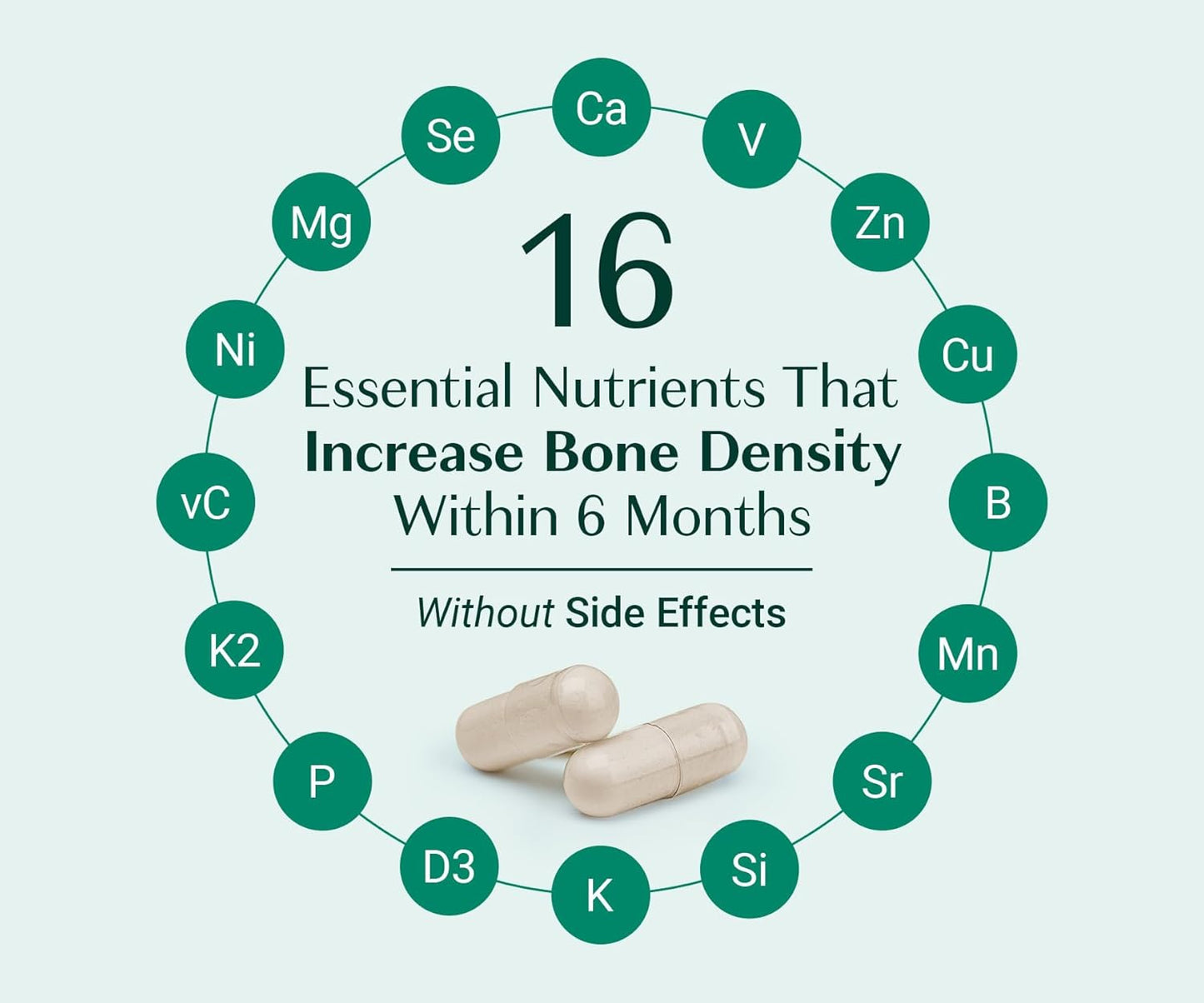 ALGAECAL - Bone Builder Pack for Bone Density, Clinically Supported Plant Based Calcium Supplements & Strontium, Vitamins K2, D3, Magnesium & 16 Minerals, 3-Month Supply, Made in USA