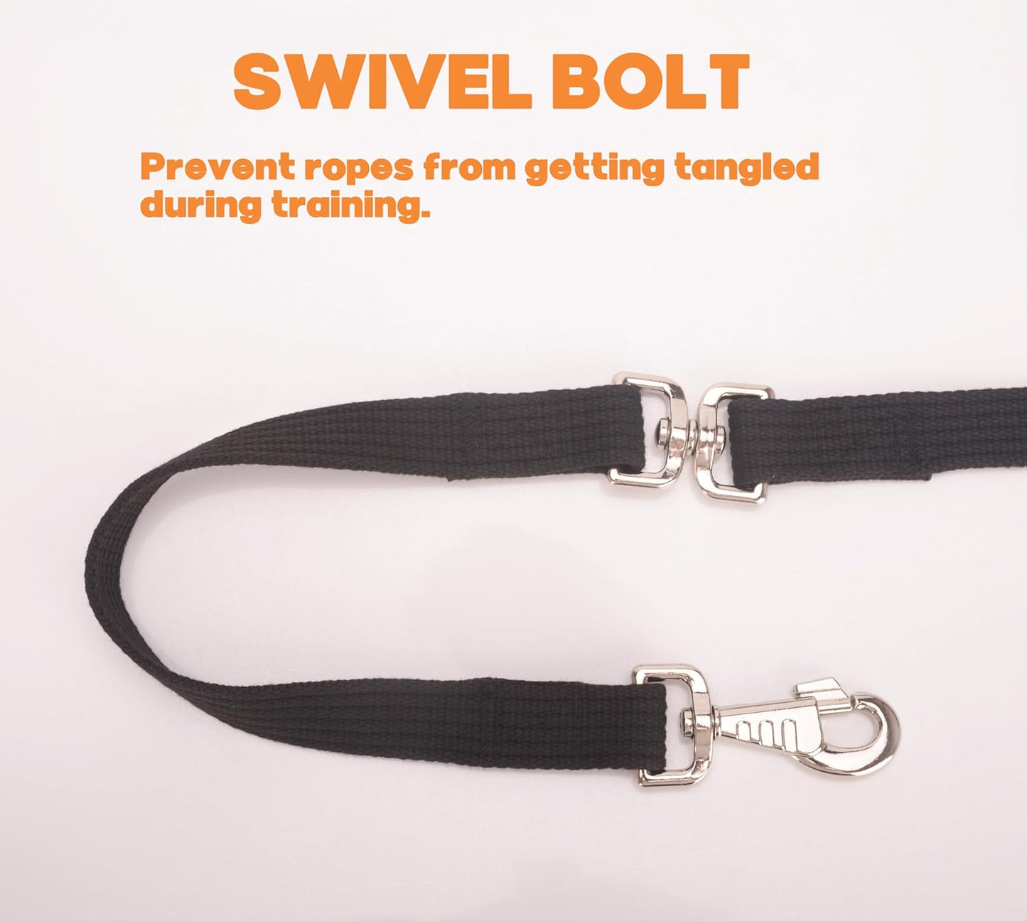 Cord Cotton Lunge Line with Rubber Stop,Equine Lunge Line for Horses with Swivel Bolt Snap,24 ft (Black, 24ft)