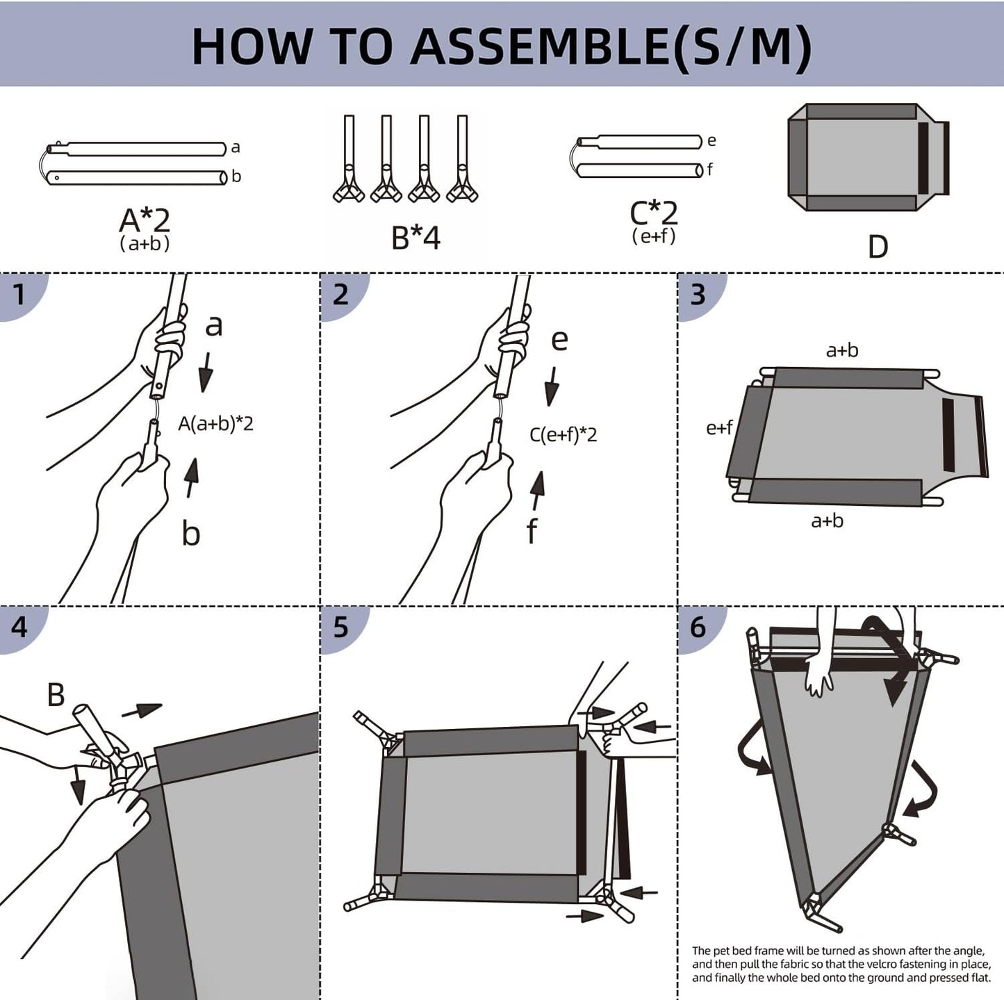 pettycare Elevated Outdoor Dog Bed - Dog Cots for Small Pet, Heavy Duty Raised Cot Waterproof, Cooling Pets Bed with Washable Durable Teslin Mesh and Non Slip Feet, 28 Inches, Black