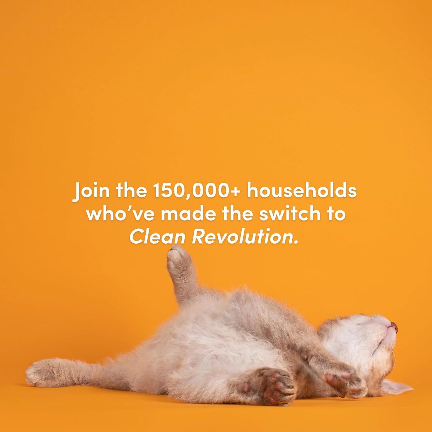 Clean Revolution Cat Litter Deodorizer Spray – 18oz, Probiotic Odor Elimination with DustLock™, Fragrance-Free, Extends Litter Life, Non-Toxic, Safe for All Cats, Made in USA