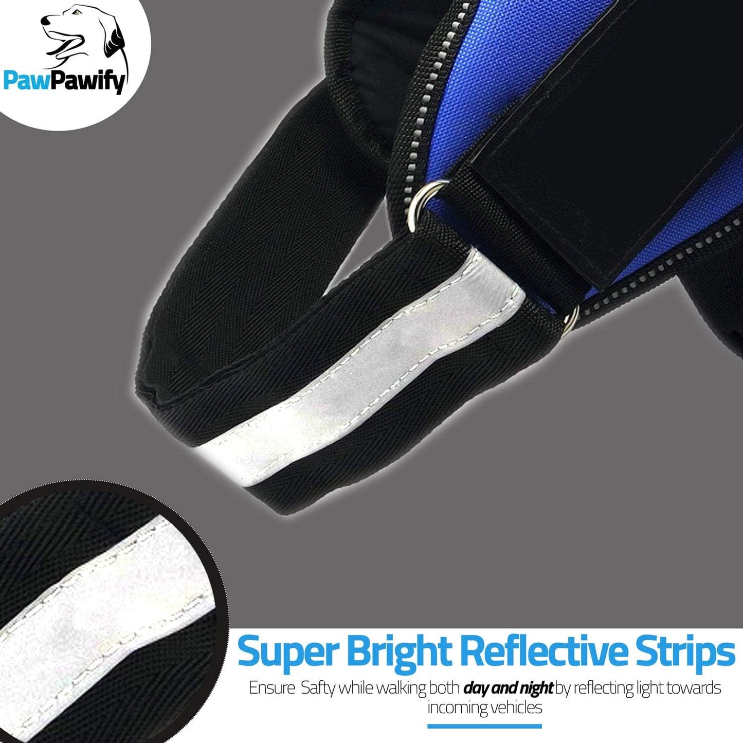 PawPawify Custom No Pull Dog Harness with Name and Phone Number, Heavy Duty Personalized Pet Vest to Prevent Tugging, Pulling, or Choking, Training and Walking (Camouflage Red, M (20-40 LBS))