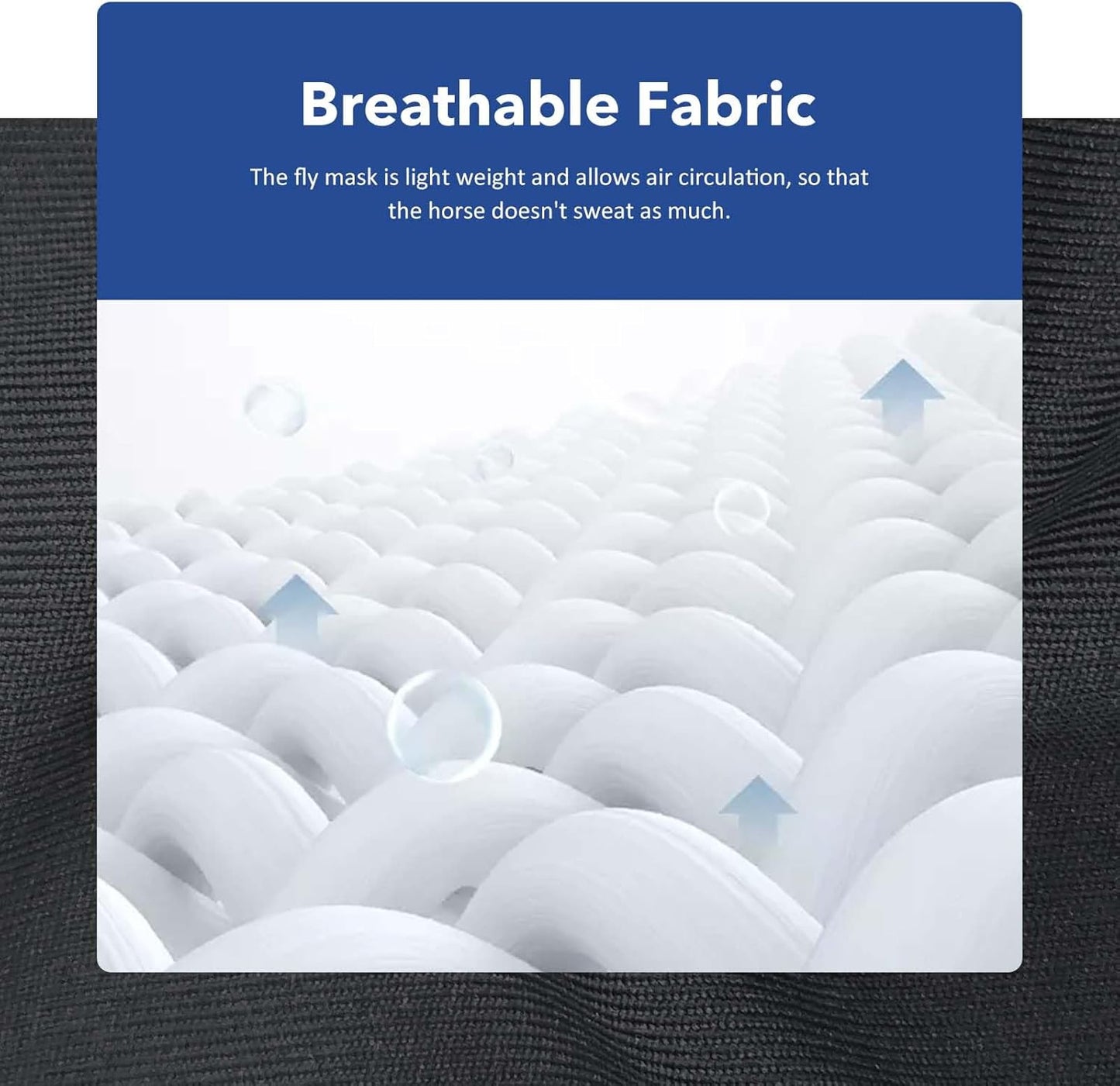 Harrison Howard Super Comfort Stretchy Fitting Horse Fly Mask with UV Protection Soft on Skin with Breathability Dream Star Full Size