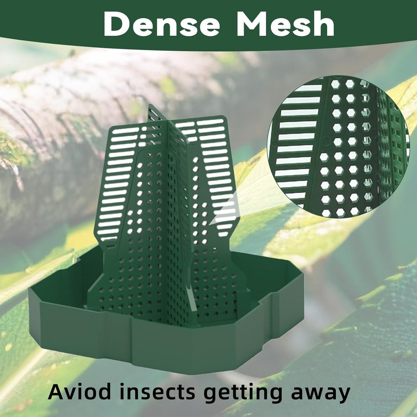 Chameleon Feeder+Bearded Dragon Feeder for Mounted Insect with Rope and Tweezers, Tank and Aquarium Accessories for Lizard, Bearded Dragon, Gecko, Frog(Medium)