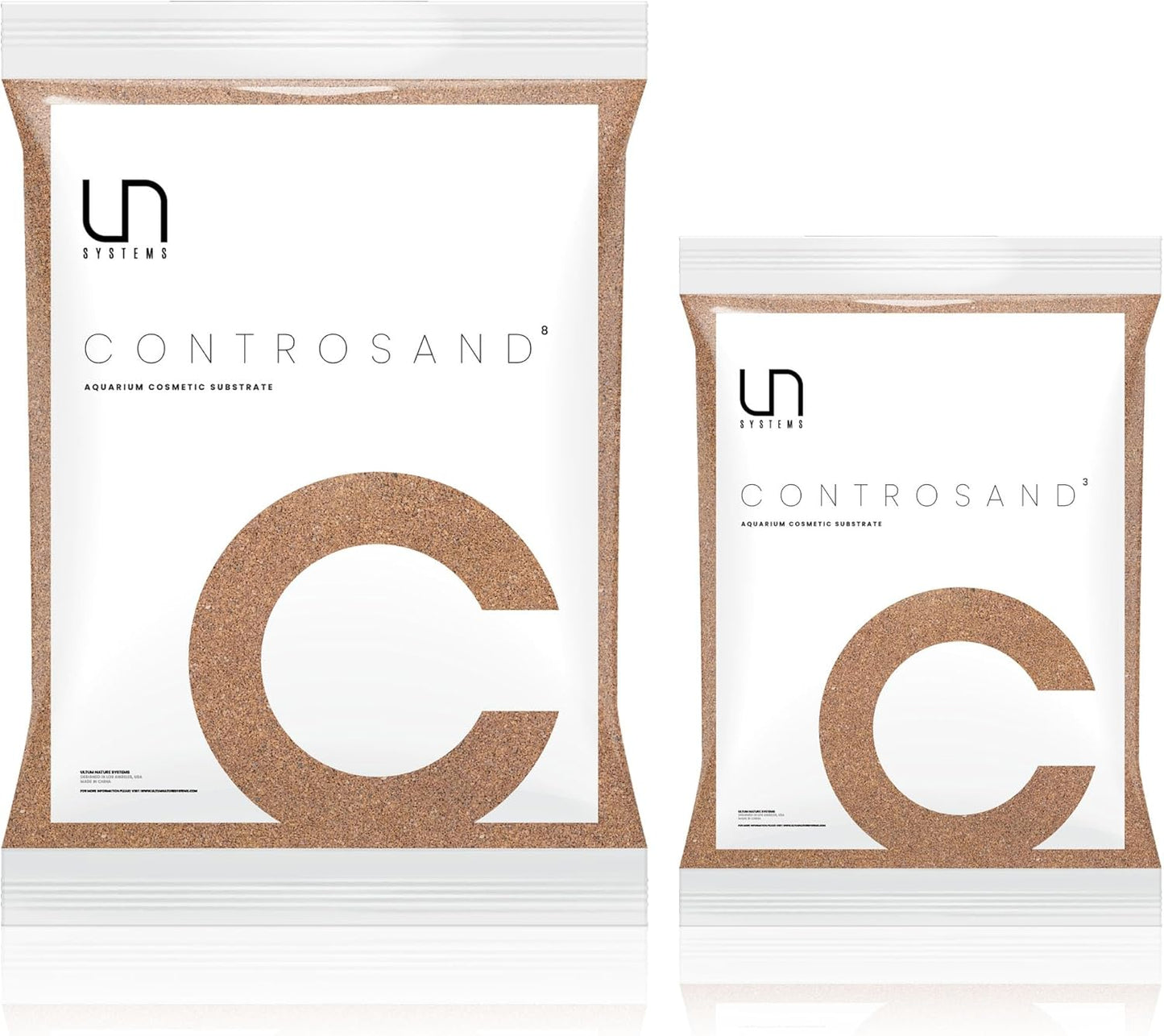 Ultum Nature Systems Controsand Mojave Aquarium Sand (8L) - Freshwater Tank Substrate for Live Shrimp & Planted Aquariums