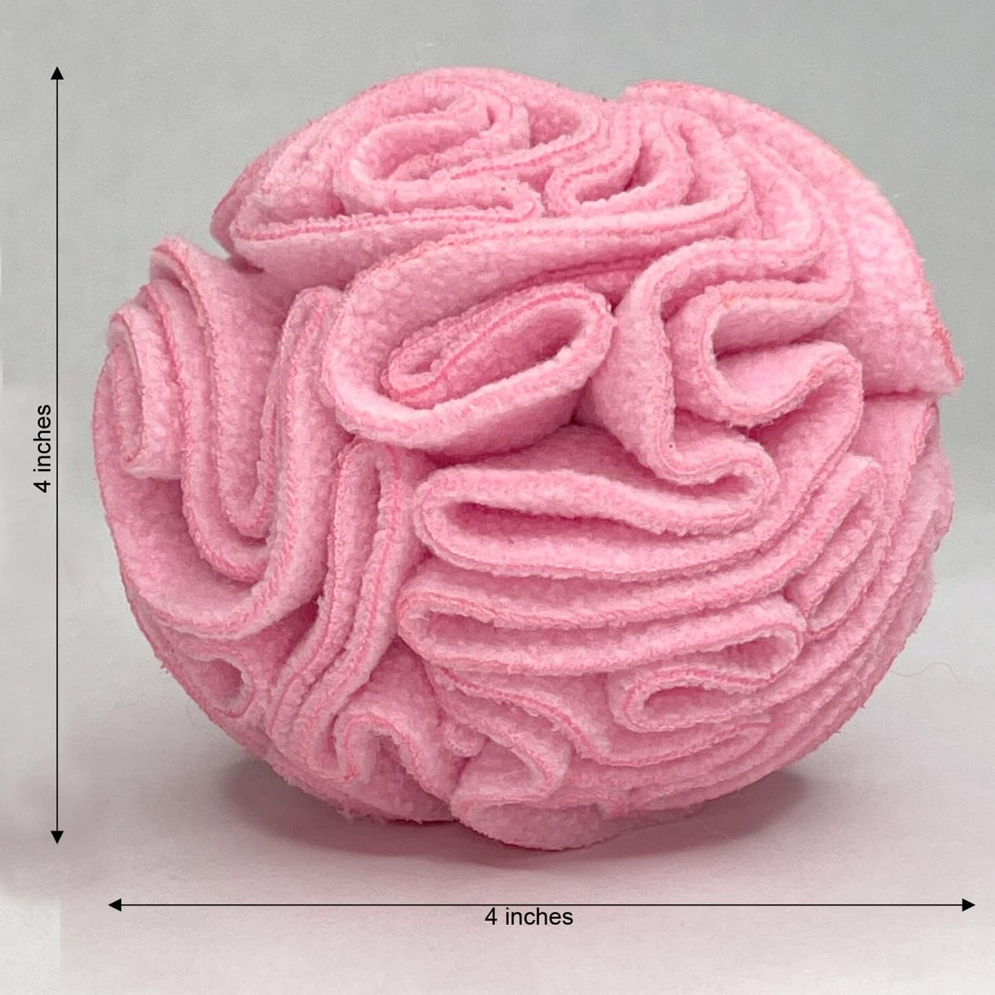 Glory To Dog Puppy and Small Breed Snuffle Interactive Foraging Dog Puzzle Ball Toy Pink