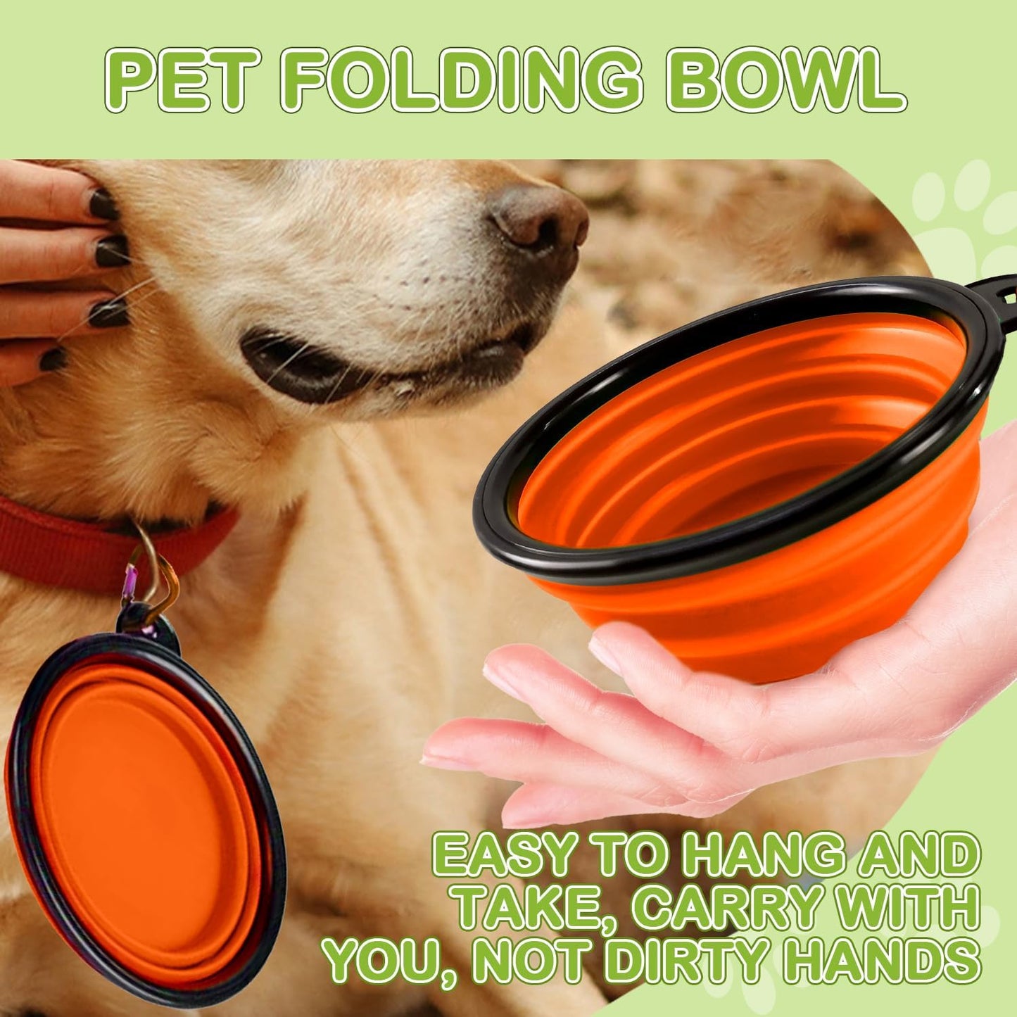 JIURUN Dog Treat Bag, Dog Training Kit - Treat Pouch, Pet Training Fanny Pack, Puppy Training Clicker, 2-in-1 Whistle Clicker, Collapsible Dog Bowl, 2 Dog Poop Bag(Gray)