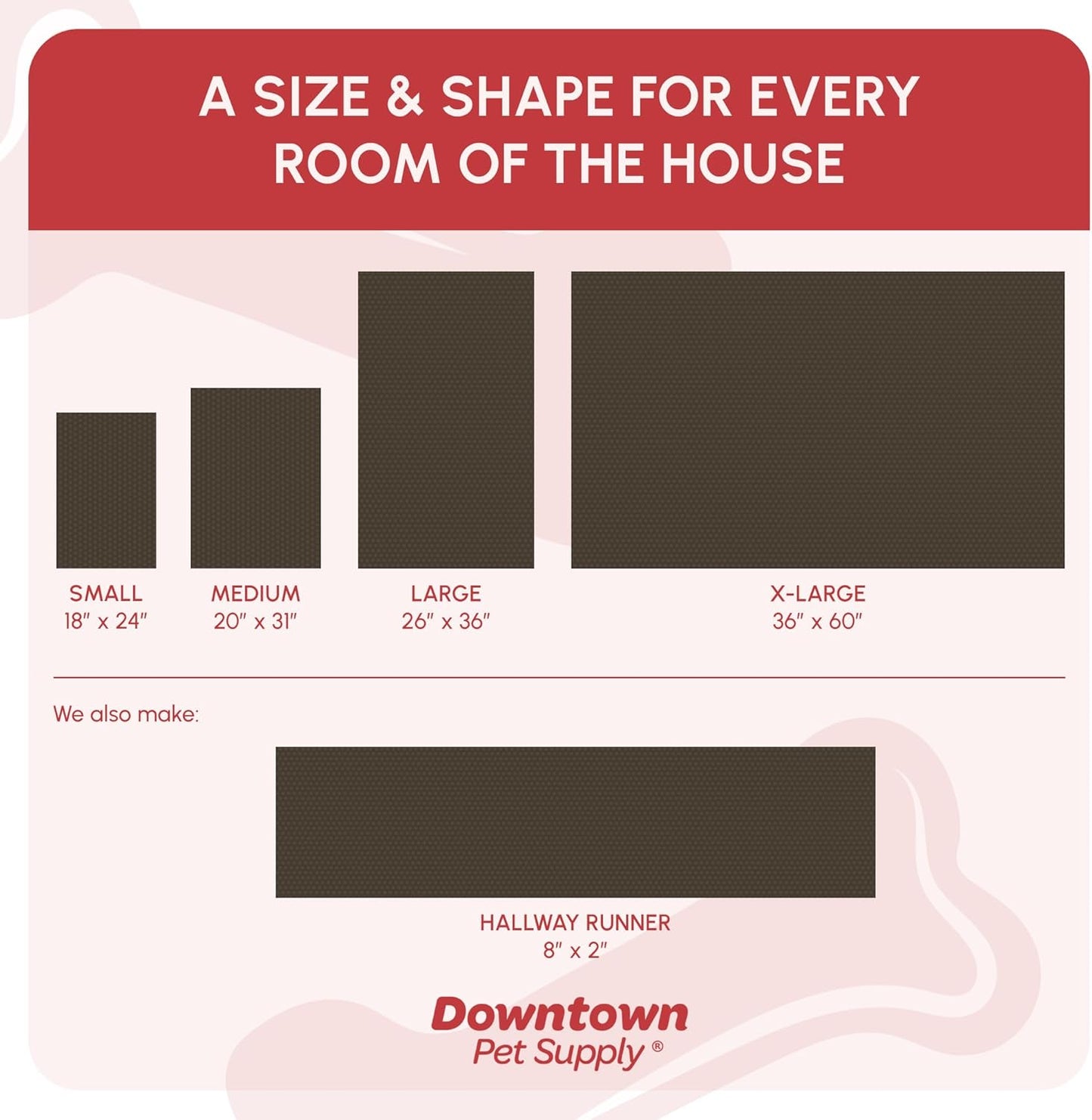 My Doggy Place Microfiber Dog Mat for Muddy Paws, 36" x 26" Light Gray - Absorbent and Quick-Drying Dog Paw Cleaning Mat, Washer and Dryer Safe - Non-Slip Rubber Backed Dog Floor Mat, Large