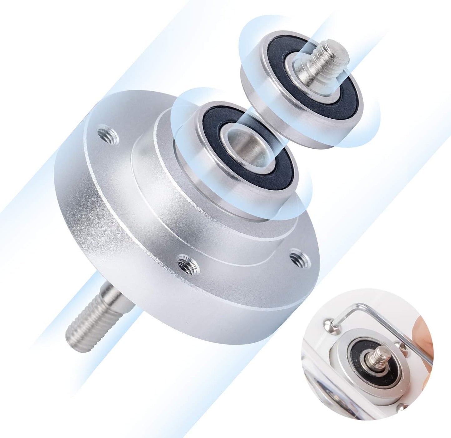 Niteangel Super-Silent Hamster Exercise Wheels: - Quiet Spinner Hamster Running Wheels with Adjustable Stand for Hamsters Gerbils Mice Or Other Small Animals (M, Brown)