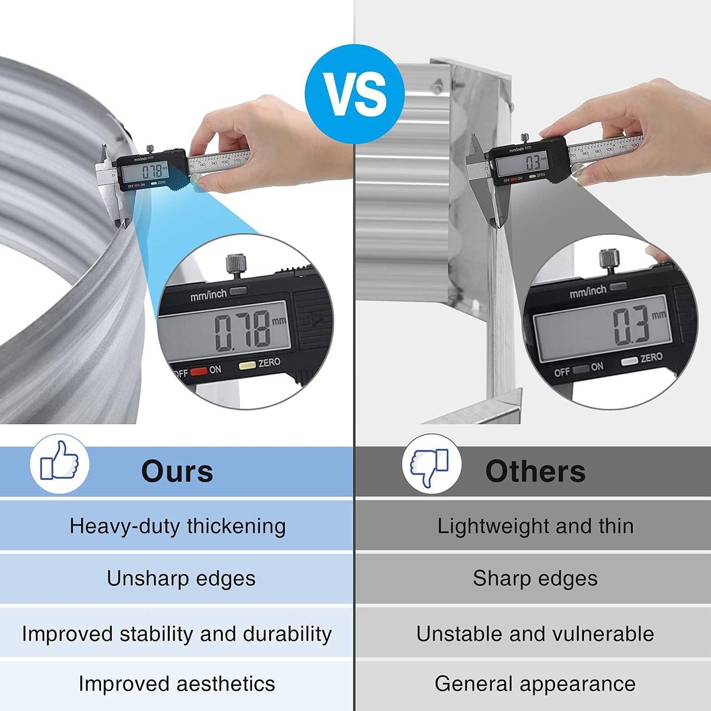 Land Guard 8×4×1 ft Galvanized Raised Garden Bed Kit,Raised Garden Boxes Outdoor, Oval Metal Raised Garden Beds for Vegetables……