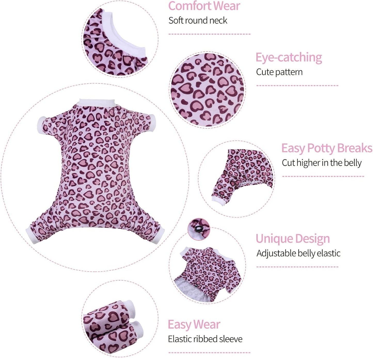 CuteBone Dog Halloween Pajamas Puppy Onesies Small Dogs Soft Pjs Coat Cat Apparel Comfy Pet Christmas Clothes Outfit Doggie Bodysuit P226S