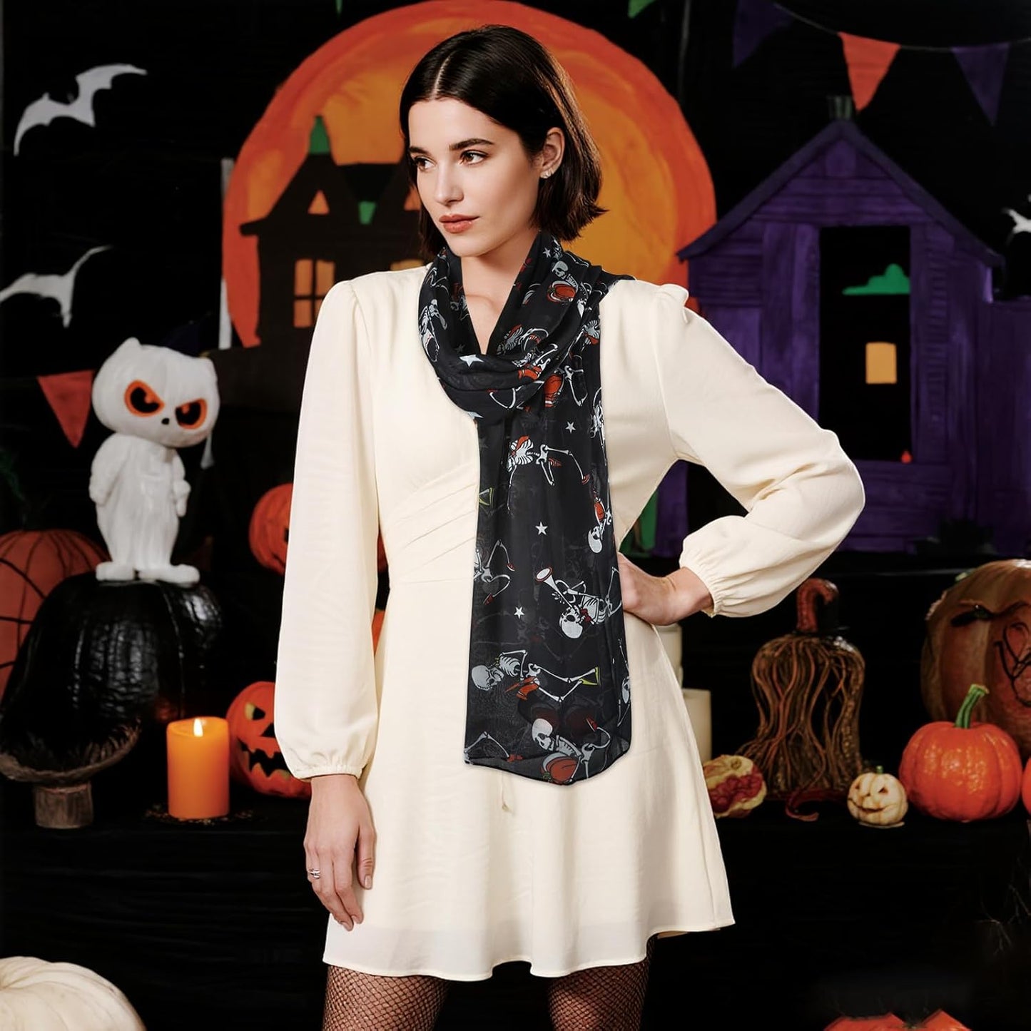 E-Clover Fashion Scarf for Women Lightweight Scarves Shawl Wrap for Spring/Summer Winter