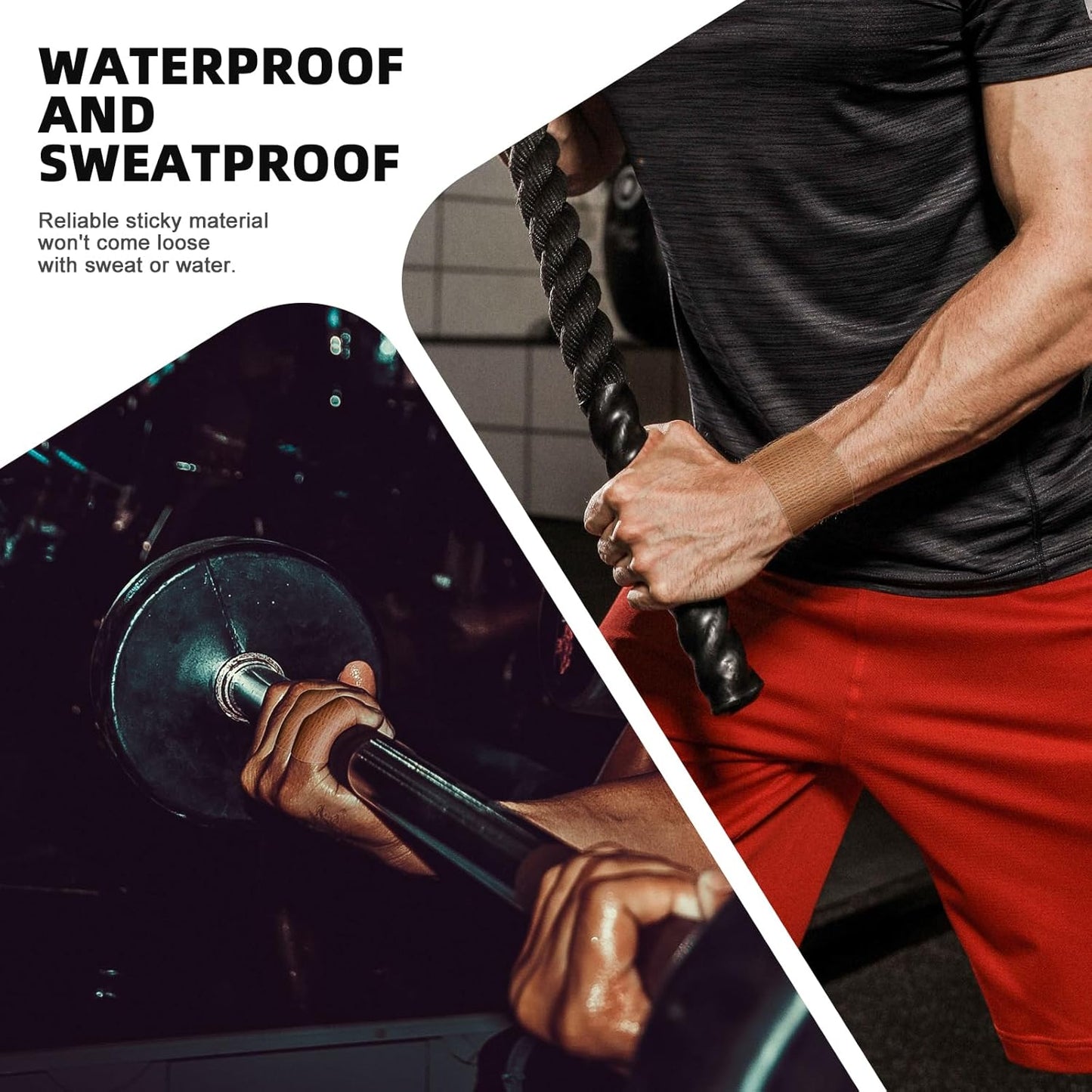 OK TAPE Self Adherent Cohesive Bandages Wrap - 12Packs, 3" x 5 Yards, Non-Woven Self Adhesive Bandage Wrap for Thumb, Finger, Wrist, Ankle, Vet Wrap Bandages Tape (Beige)