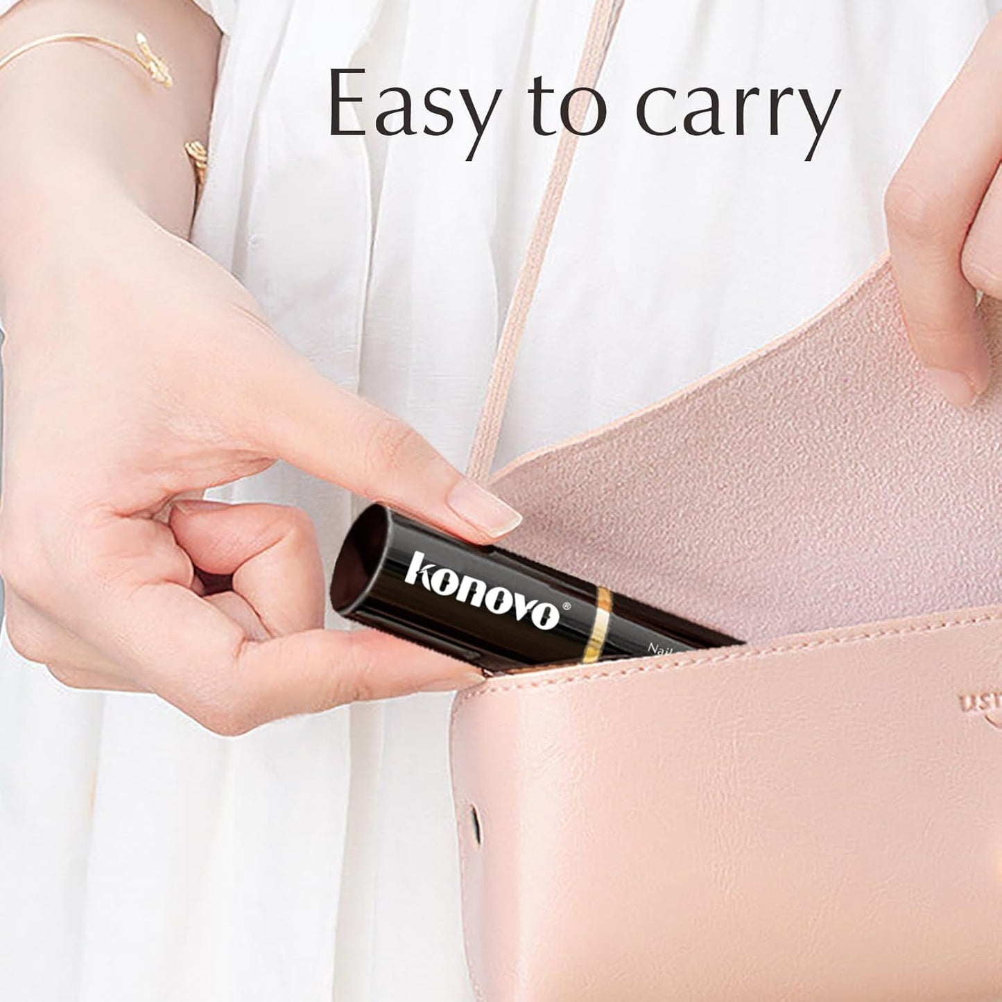 Konovo Nail Clippers for Women Travel,