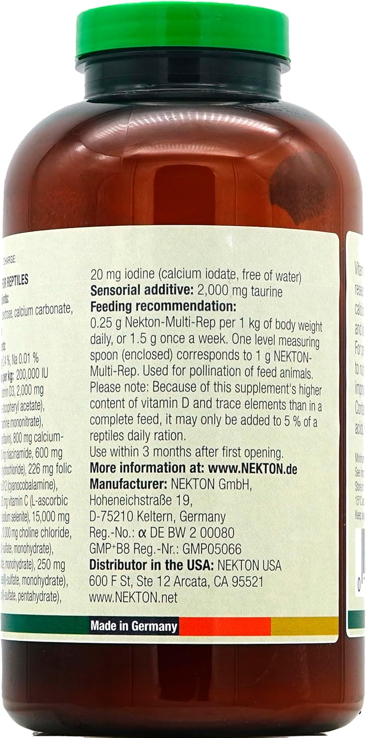 Nekton Multi-Rep Vitamin and Minerals for All Reptiles, 700gm/1.54Lb