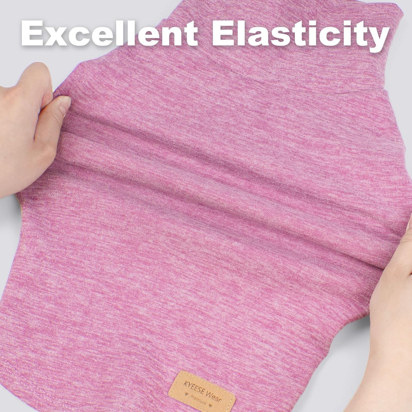 KYEESE 2Pack Dog Sweater Pullover Dog Sweaters for Large Dogs Stretchy Pet Sweater Large Size Pets Turtleneck Pets Coats Warm Dogs Clothes Soft Pet Sweatshirt