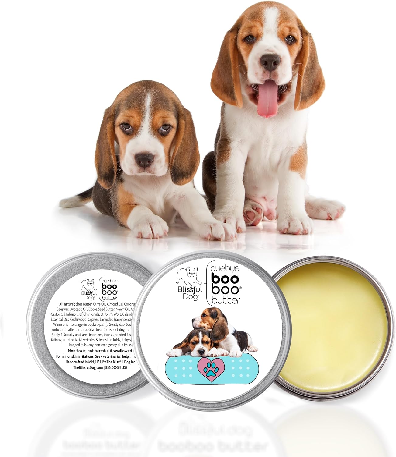 The Blissful Dog 4 oz TIN Beagle Booboo Butter