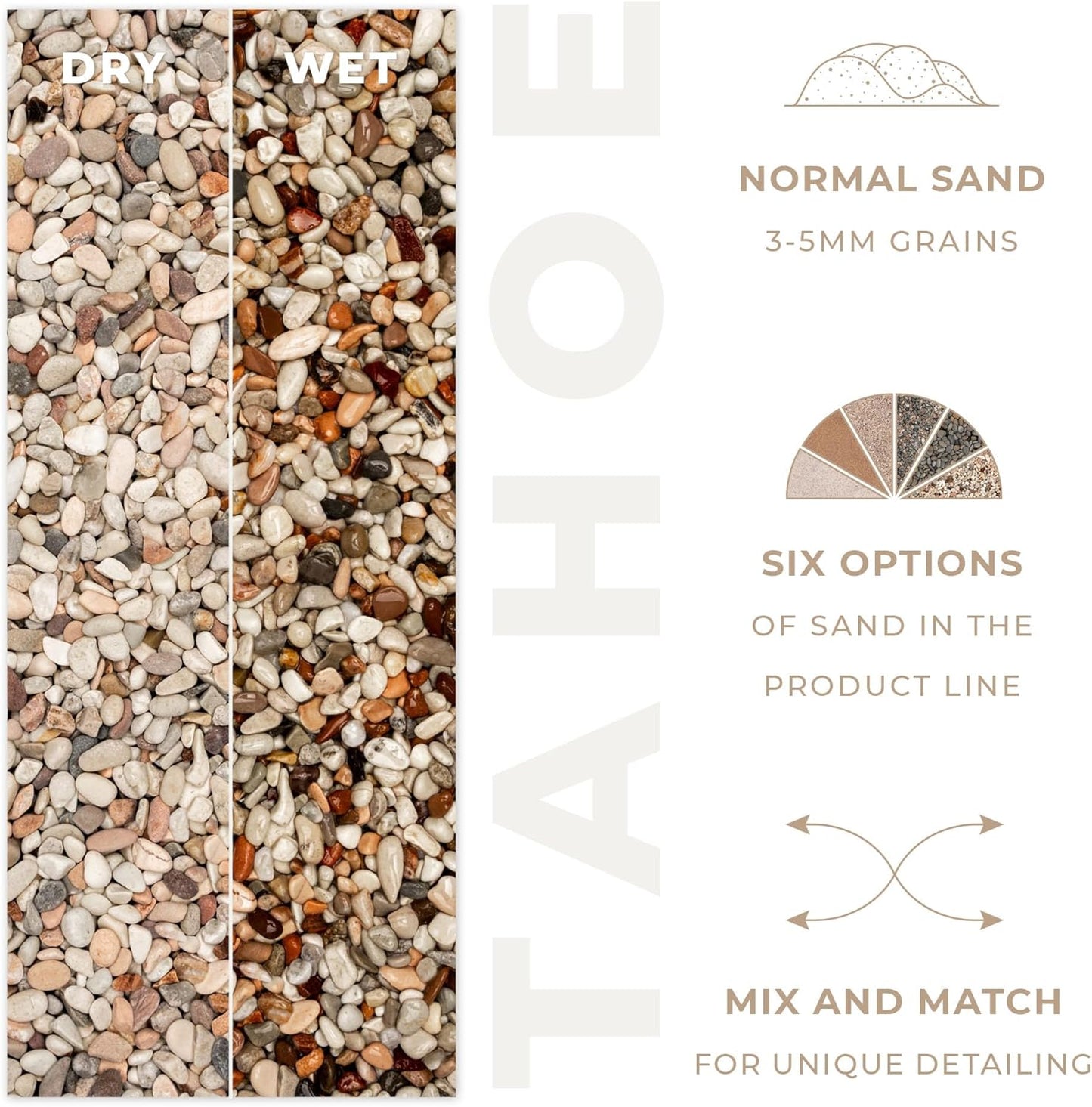 Ultum Nature Systems Controsand Tahoe Aquarium Sand (3L) - Freshwater Tank Substrate for Live Shrimp & Planted Aquariums