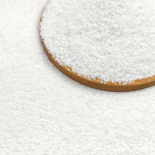 10 lbs Aquarium Sand, 0.4-0.8 mm Aquarium Gravel for Fish Tank. Decorative White Sand for Fish Tank, Paintings, Plants Potted, Candle, Vase and Crafts