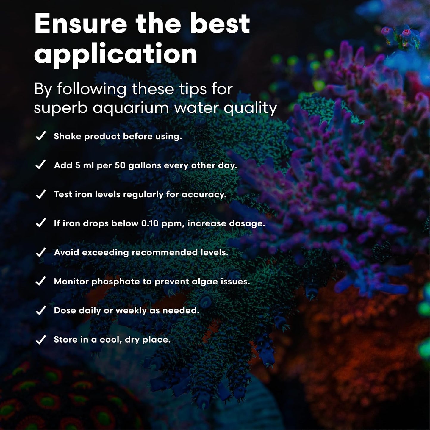 Brightwell Aquatics Ferrion – Concentrated Iron Supplement for Macroalgae, Coralline Algae & Reef Plants – Supports Coral Health – Ideal for Marine Systems, 2L