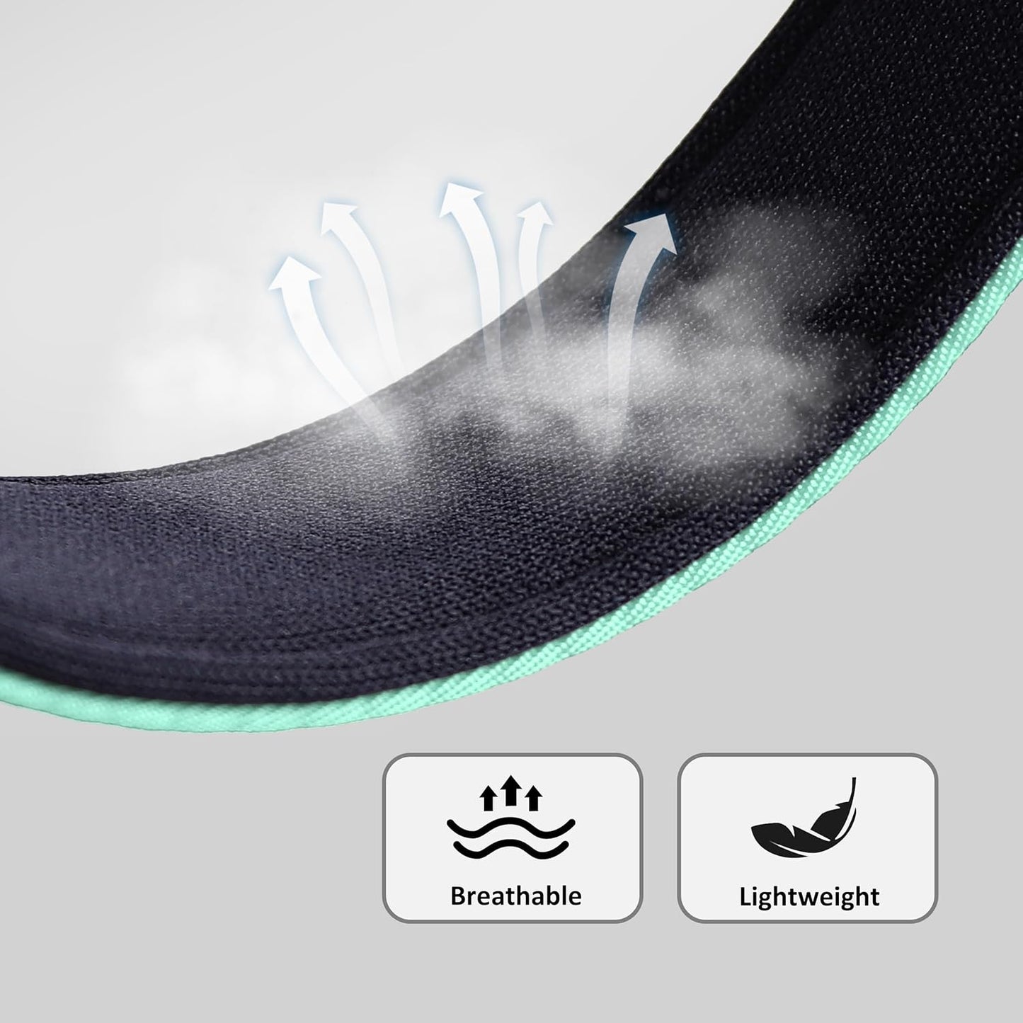 Didog Soft Padded Dog Collars for Medium Dogs, Colorful and Durable Dog Collar with Quick Release Buckle, Light and Breathable for Daily Walking, Green, M