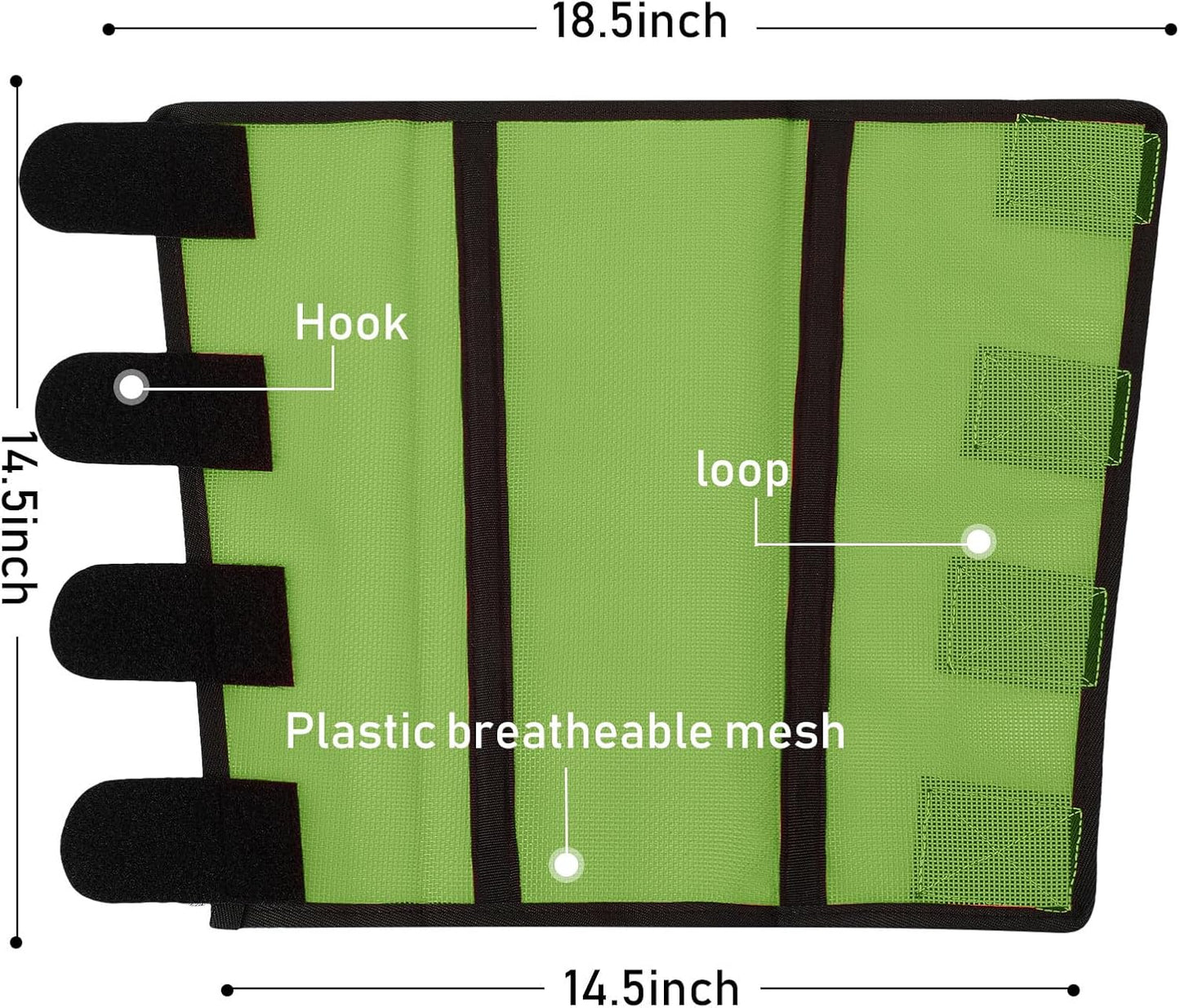 Jexine 12 Fly Boots for Horse Set of 12 Loose Breathable Mesh Horse Fly Sheets Protective Horse Leg Wraps Leggings for Preventing Flies and Mosquitoes Bites (Blue, Green, Brown)