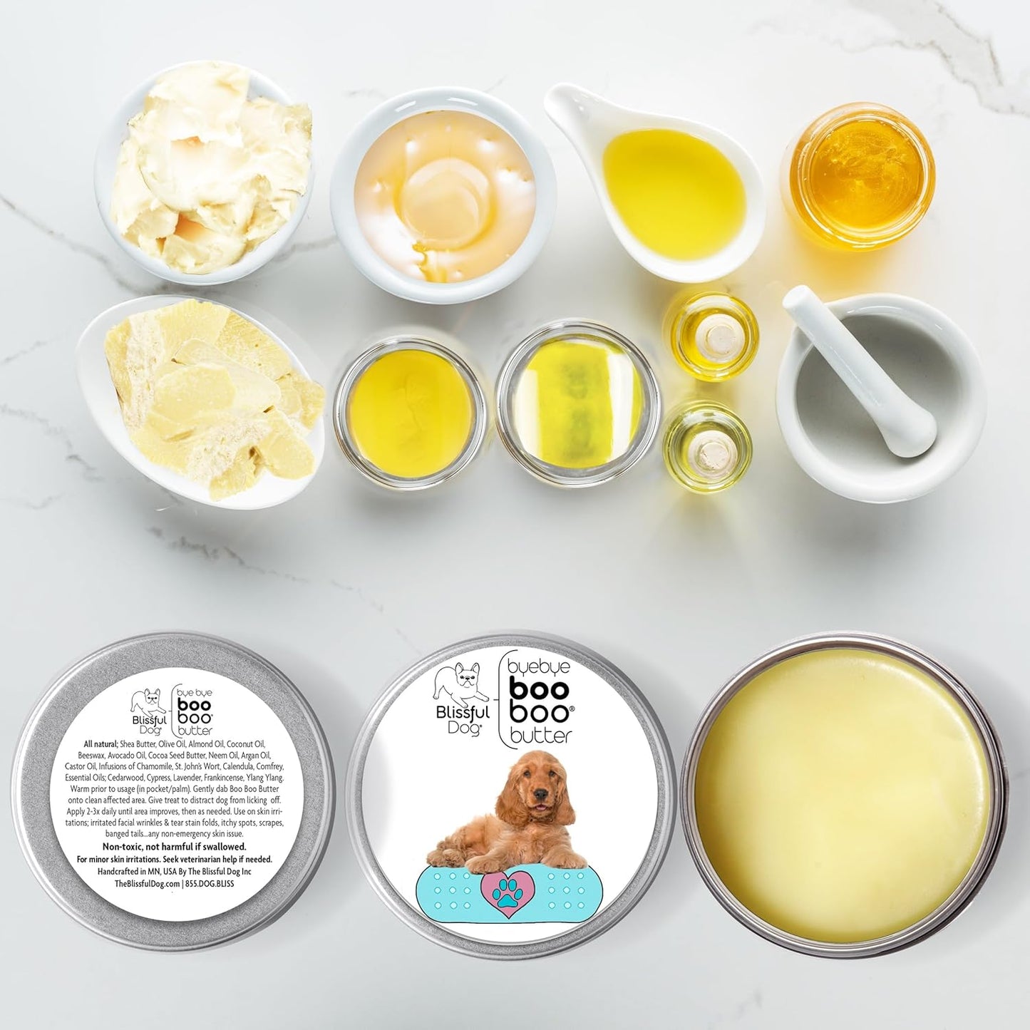 The Blissful Dog English Cocker Spaniel Boo Boo Butter, 8 oz