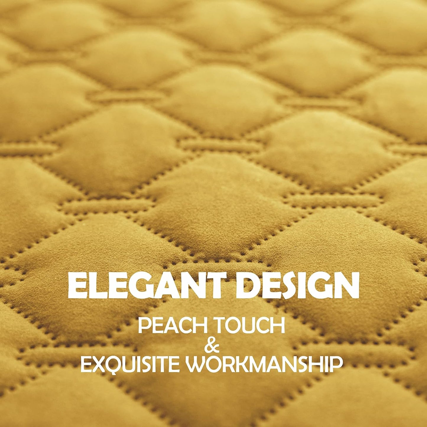 gogobunny 100% Double Sided Waterproof Dog Blanket Soft Pet Bed Cover Reversible Protect Furniture Couch Sofa Car for Puppy Cat Kids (Dark Yellow/Light Yellow, 30x80 Inch (Pack of 1))