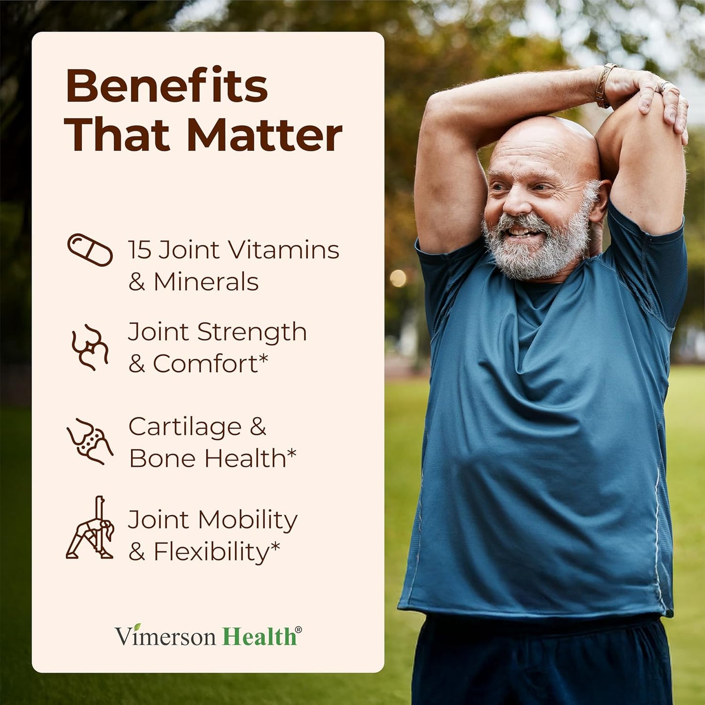 Glucosamine Chondroitin MSM Supplement – Advanced Joint Supplements for Men and Women w/Glucosamine Sulfate 1000mg, Chondroitin Sulfate & MSM, Vitamin B12 and More for Joint Health – FSA Eligible