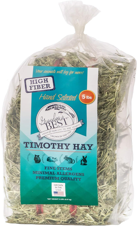 Grandpa's Best Timothy Hay Bale, 5lbs