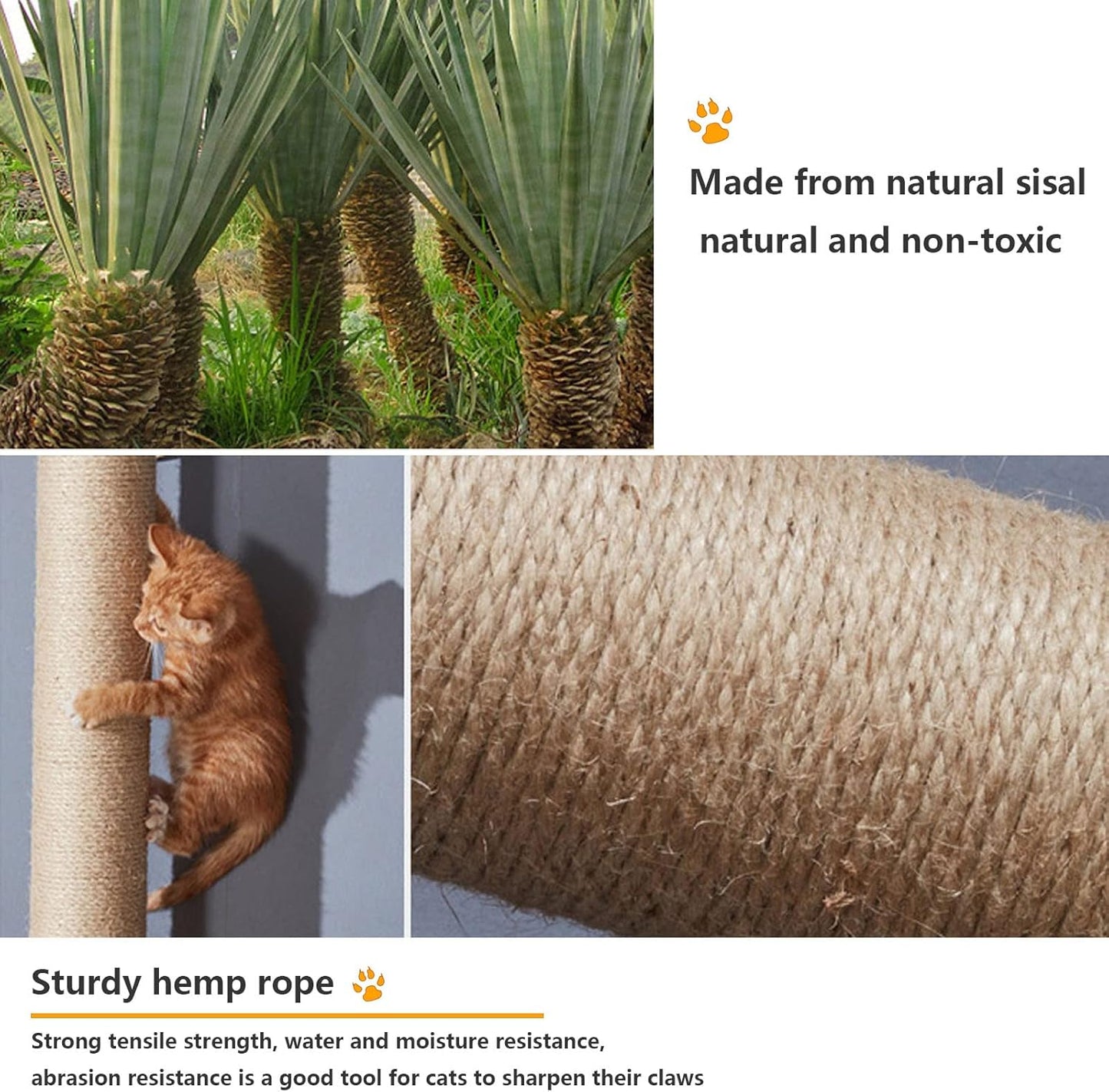 Cat Wall Shelves and Furniture Set with Condos, Perches, Bridge Ladders, Sisal Scratching Posts - Steps and Houses for Cats (B)