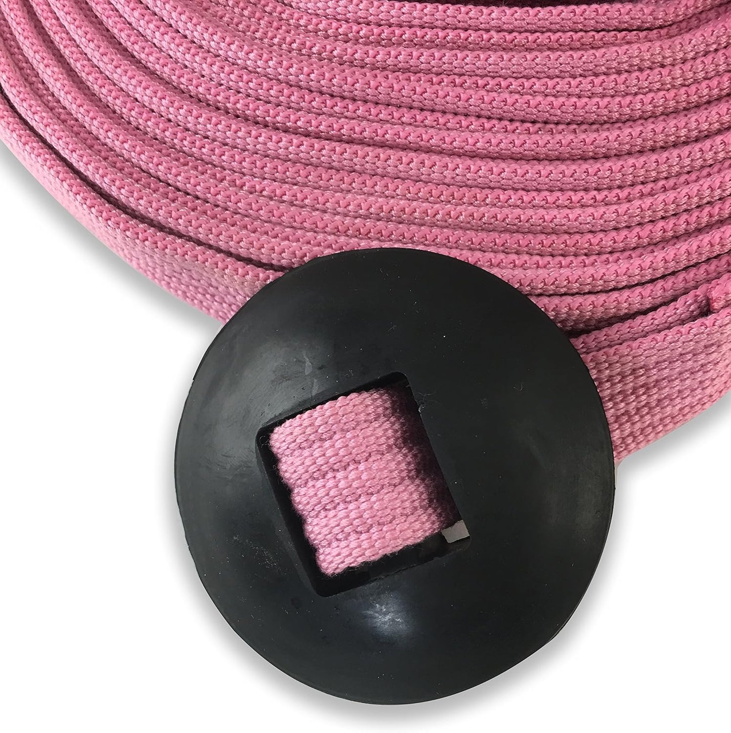 Southwestern Equine Lunge Line for Horses Cotton Horse Lunge Line with Bolt Snap & Rubber Stop (Pink, 24')