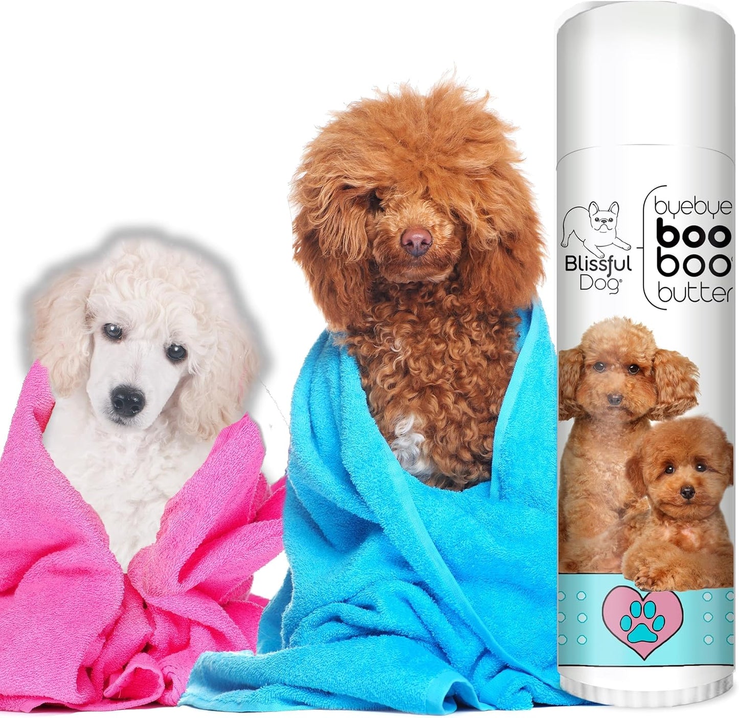 The Blissful Dog .50 oz Tube Poodle Booboo Butter