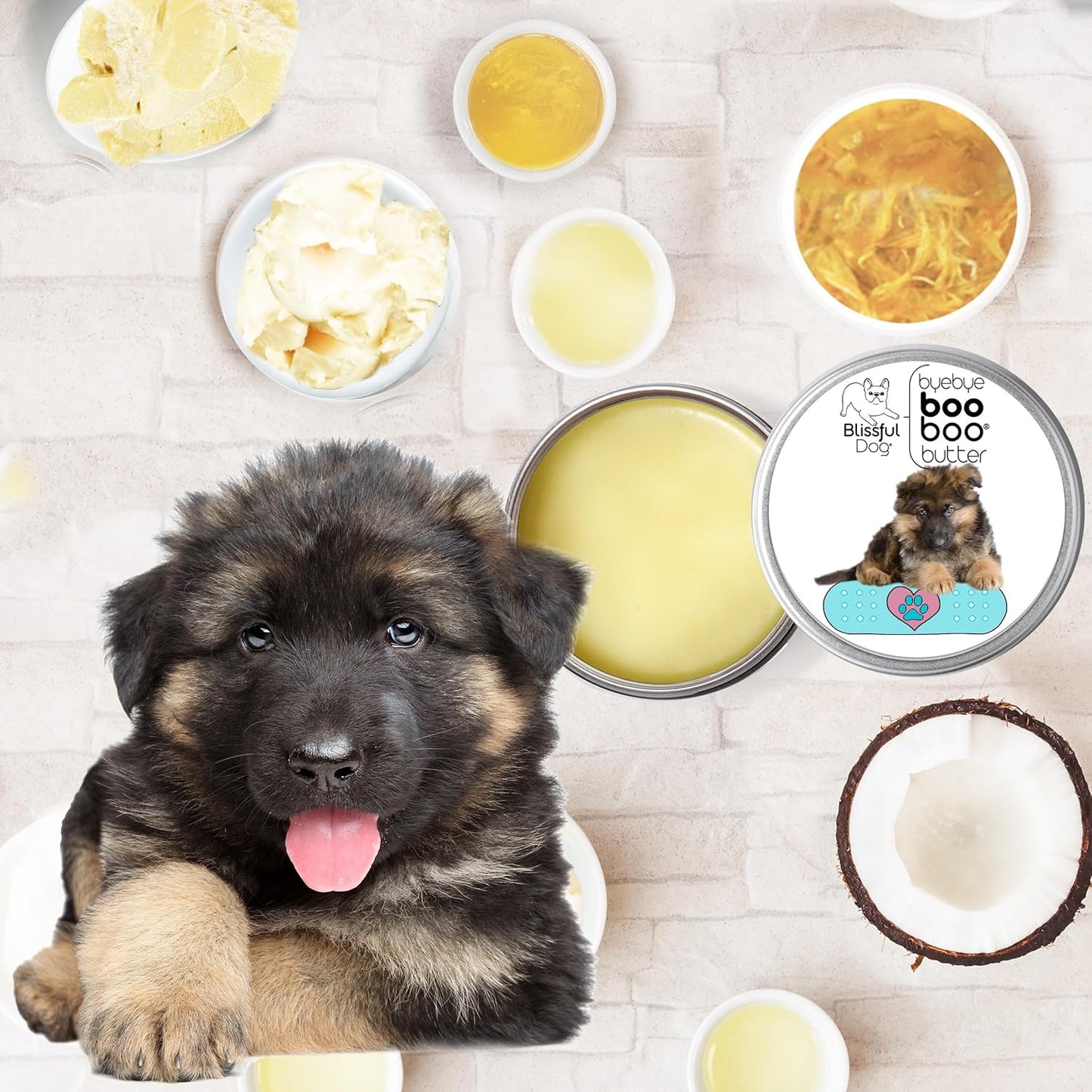 The Blissful Dog German Shepherd Boo Boo Butter, 16 oz.