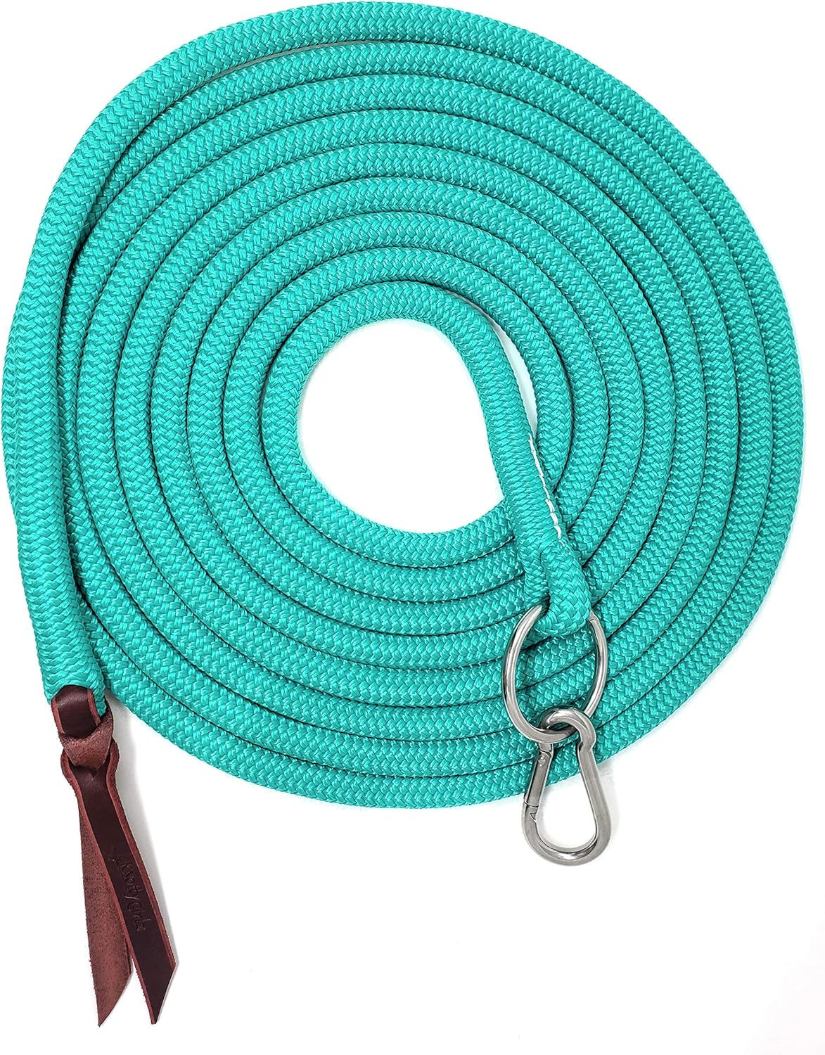 22' Long Line with SS O Ring and Carabiner (Turquoise)
