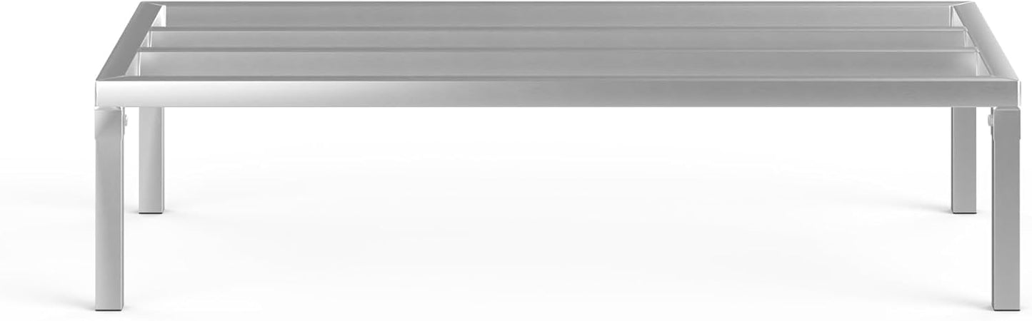 24 in X 48 in. Aquarium Stand | Industrial Style Aluminum Fish Tank Base with Open Frame Design