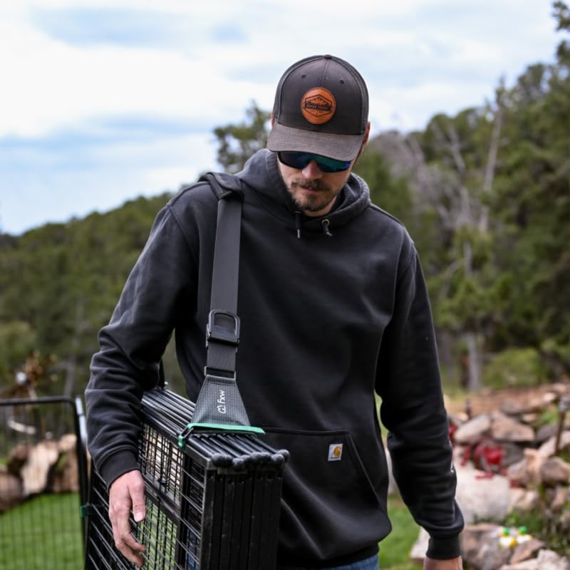 FXW Effort-Saving & Easy-Carry Shoulder Straps, Fit 8-Panel of All Heights Dog Playpen, Designed for RV Trips │Patented