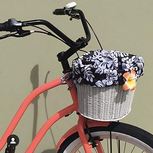 Cruiser Candy Bike Basket Liner Waterproof, Universal Fit for Most Bike Baskets, Stylish 2in1Tote, Bike Basket Cover, EBiKE Front Wire Or Wicker Bike Baskets Fits Up to 15x12x10