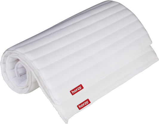 HORZE Rear Leg No Bow Equine Standing Wraps Pair - Off-White - Pony