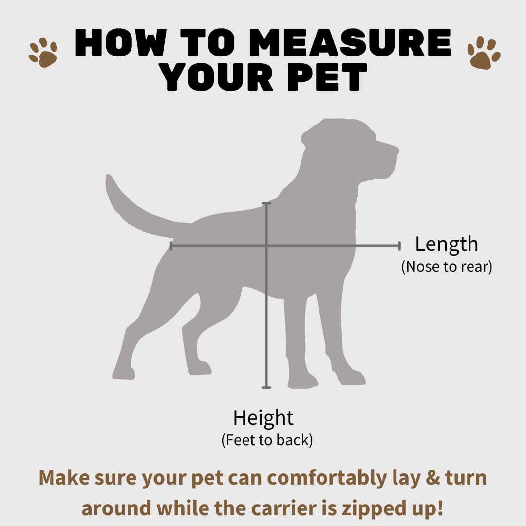 SturdiBag Pro 2.0 Pet Travel Carrier with Flexible Height for Cats and Dogs | Soft Sided Pet Carrier Bag with Safety Clips and Seatbelt Straps for Airplane or Car Travel | Medium, Orange