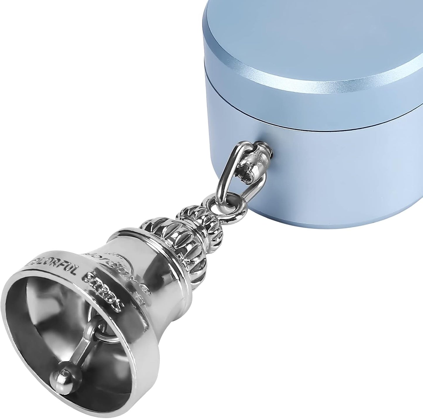 Colorday Bird Toys Parrot Talking Coach & Interactive Voice Bell for Parakeet, African Grey, Amazon Parrots, Quaker, Cockatiel, Conure (Green)