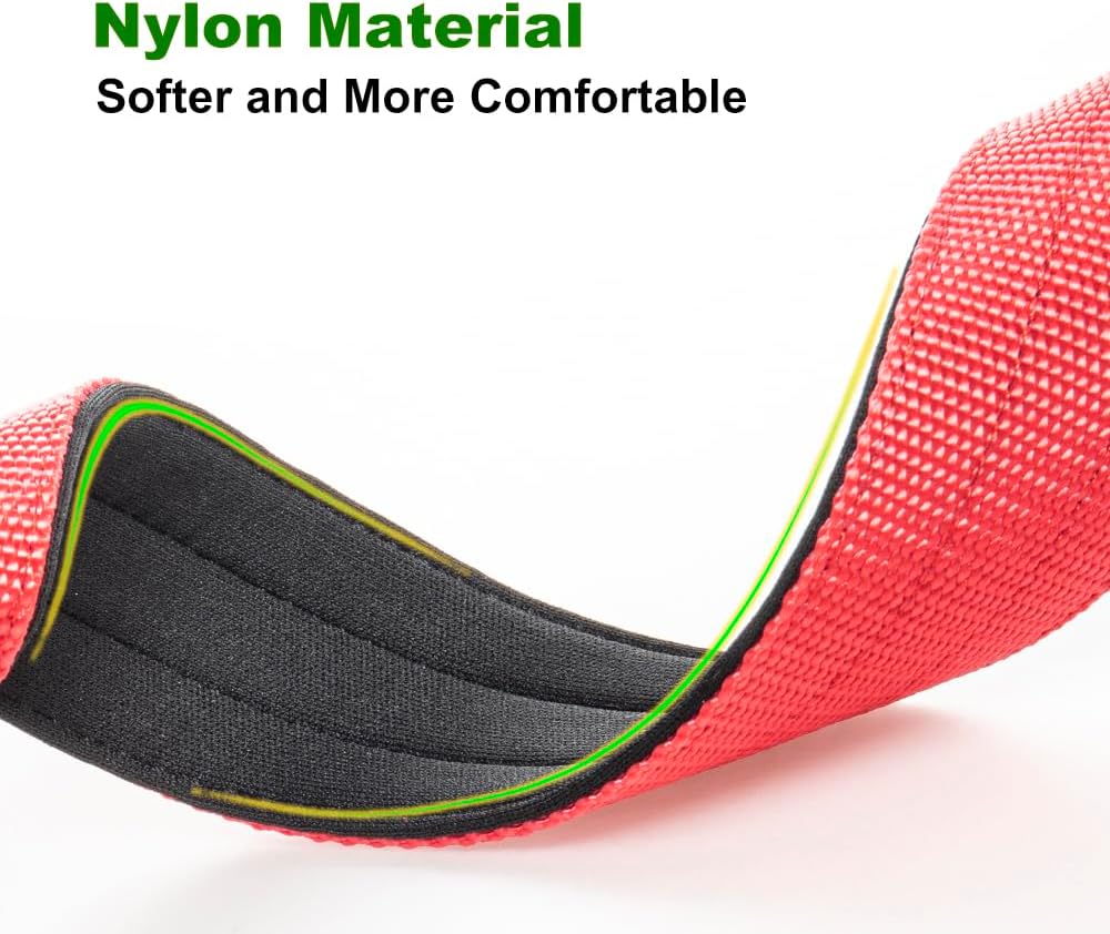 TSPRO Premium Dog Collars Tactical Dog Collar with Handle and Heavy Duty Quick-Release Metal Buckle Durable Thick and Adjustable for Medium to Large Dogs (Orange M)