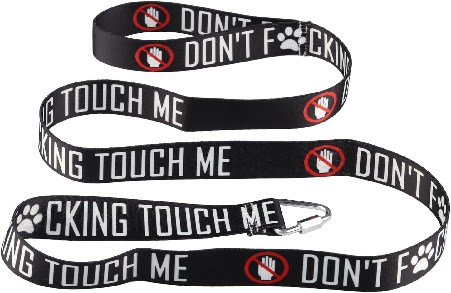 BLUPARK Funny Dog Leash Walking Training Dog Leashes Dog Owner Pet Lover Gift(Don't Touch Me)