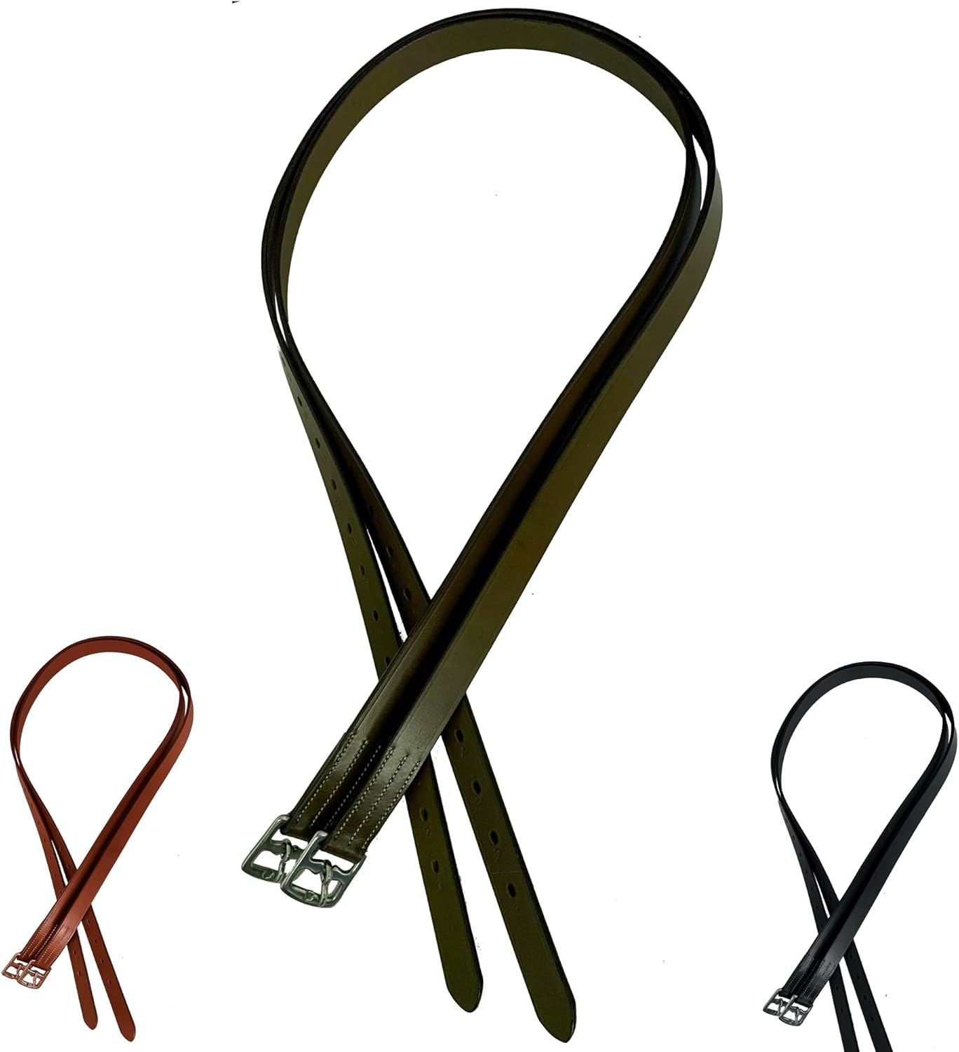 Majestic Ally Genuine Leather English Stirrup Leather (Pair)